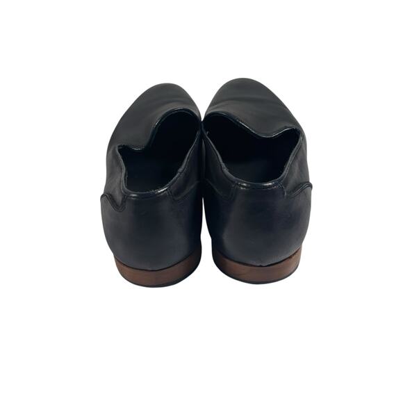 8 BY YOOX NAVY BLUE LEATHER LOAFER SHOES EU SIZE 42 US SIZE 9 - Picture 4 of 10